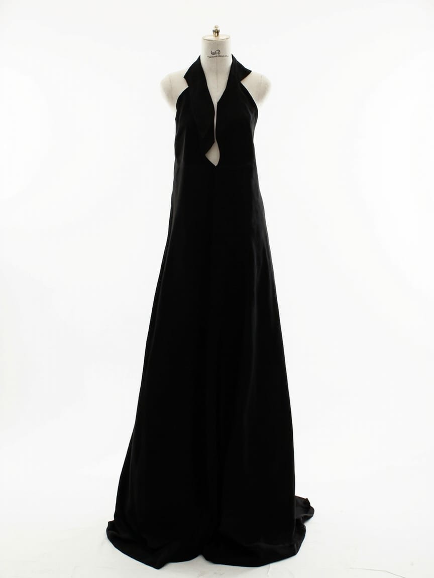 Macacão Jumpsuit Power | Wide Leg em Crepe Noir